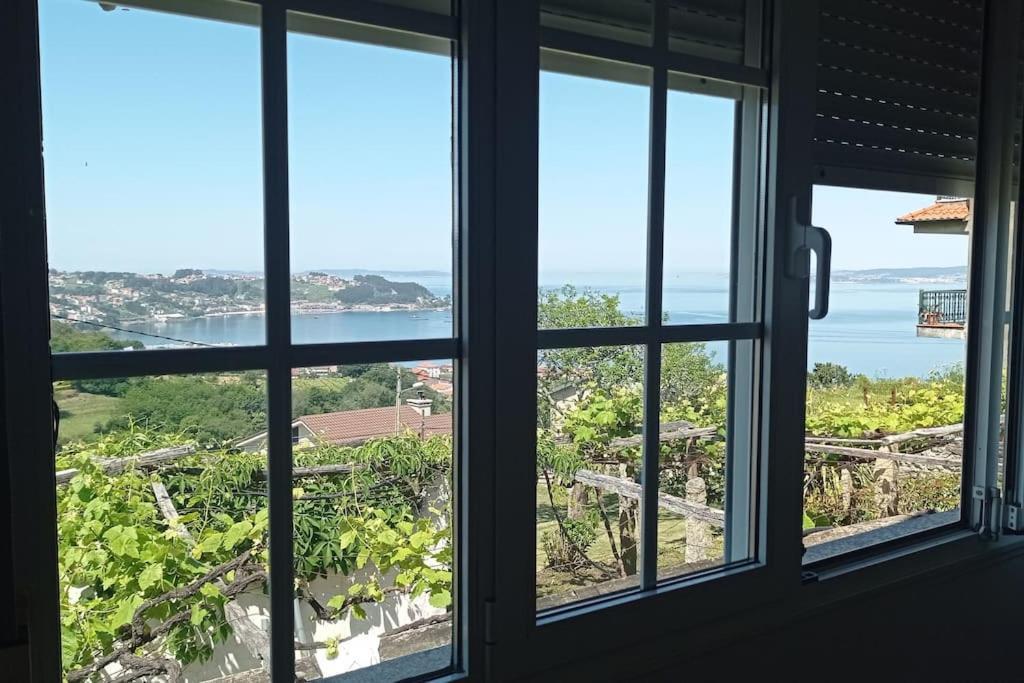 A Barraca. Casa Con Jardin Y Vistas A La Ria Villa Bueu Exteriör bild